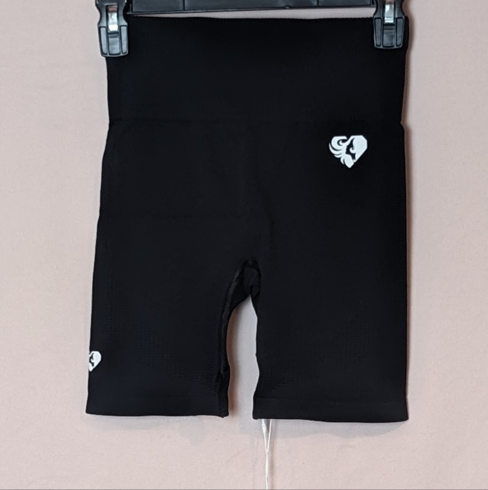Women's Best Power Seamless Cycling Shorts in Black size Small